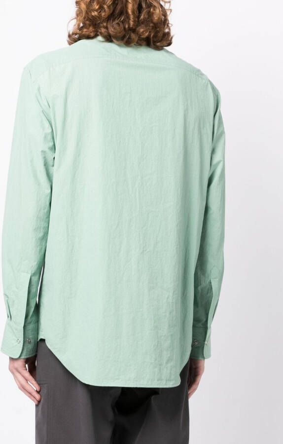 Craig Green Overhemd met gewatteerde zak Groen