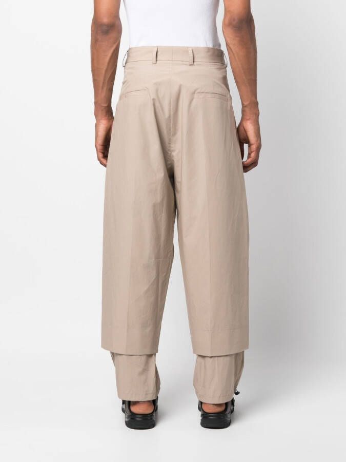 Craig Green Cropped pantalon Beige