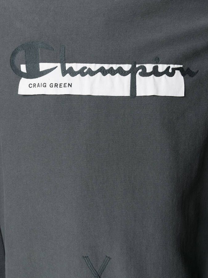 Craig Green x Champion hoodie met trekkoord Grijs
