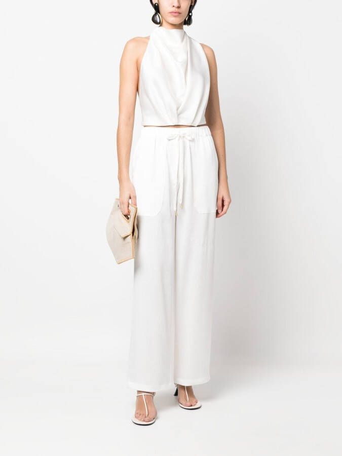 Cult Gaia Cropped top Wit