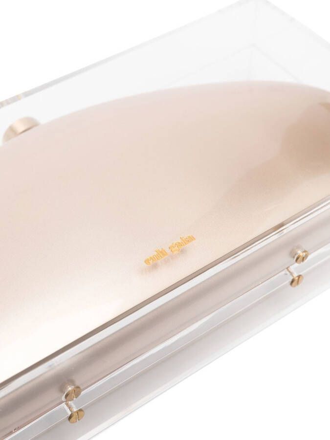 Cult Gaia Annika clutch van acryl Goud