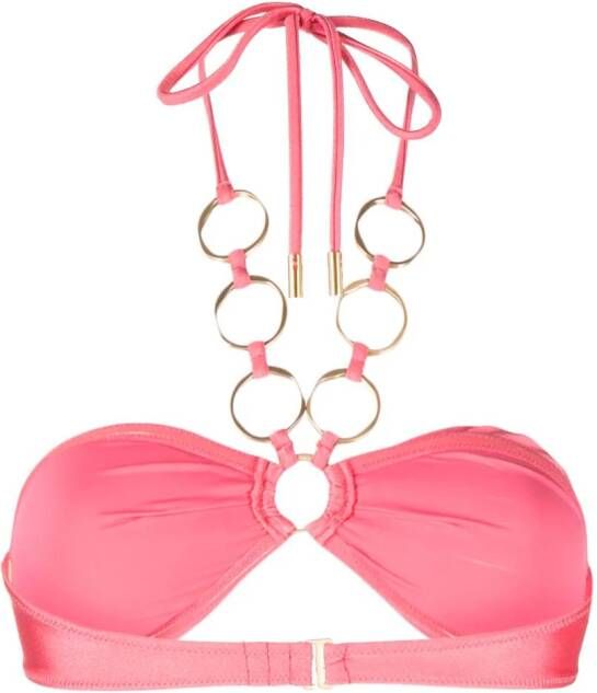 Cult Gaia Bikinitop met ringdetail Roze