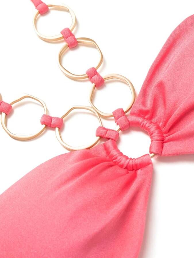 Cult Gaia Bikinitop met ringdetail Roze