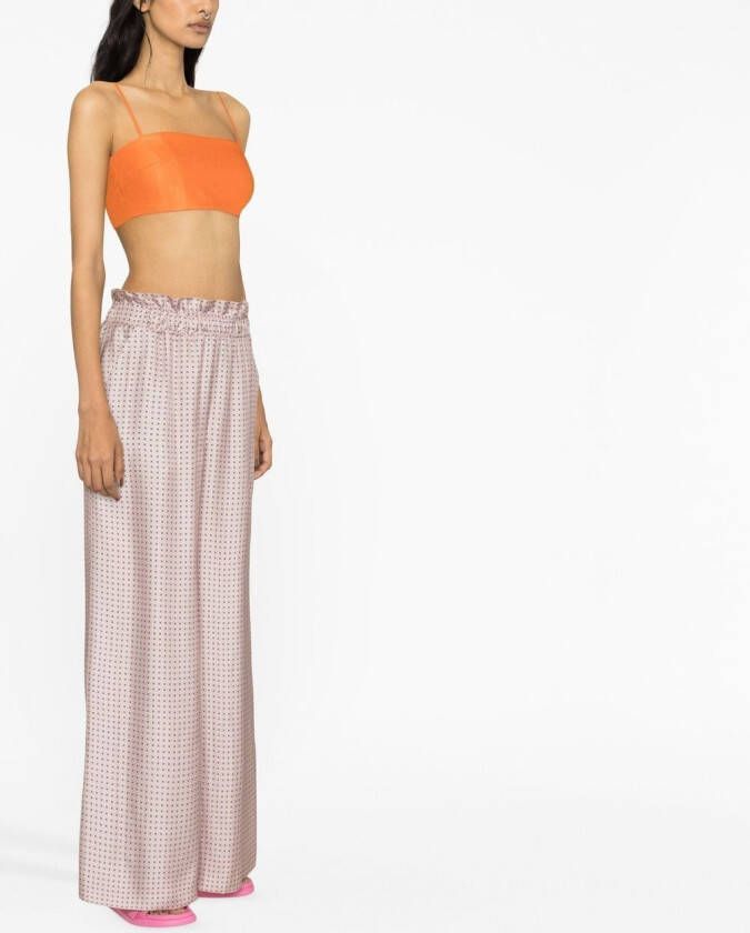 Cult Gaia Cropped top Oranje