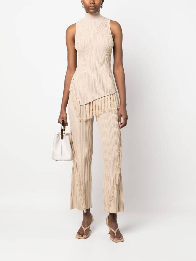 Cult Gaia Gebreide top Beige