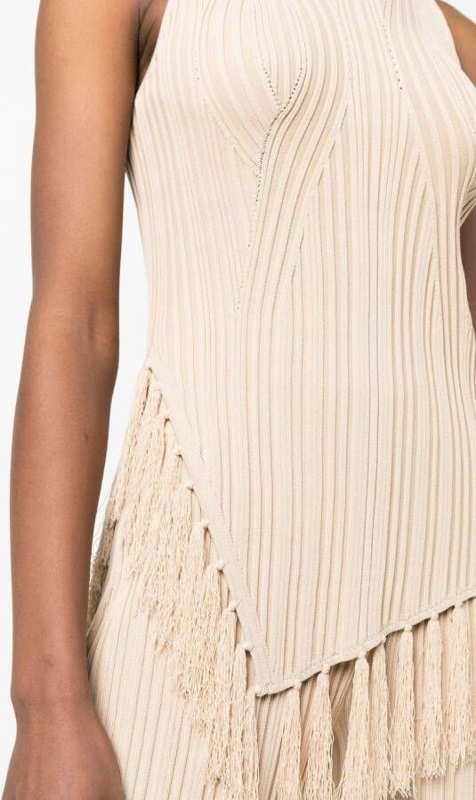 Cult Gaia Gebreide top Beige
