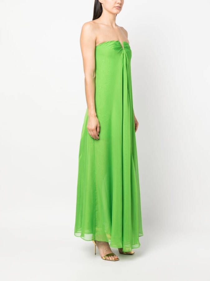 Cult Gaia Strapless jurk Groen