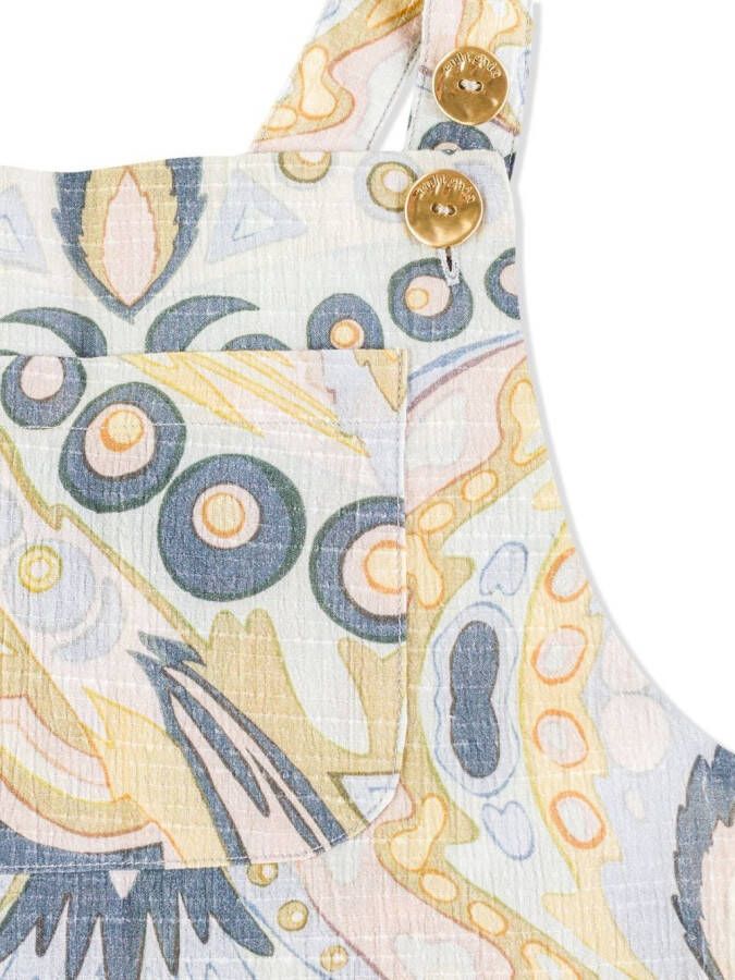 Cult Gaia Jumpsuit met grafische print Wit