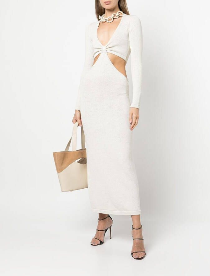 Cult Gaia Jurk met uitgesneden detail Beige