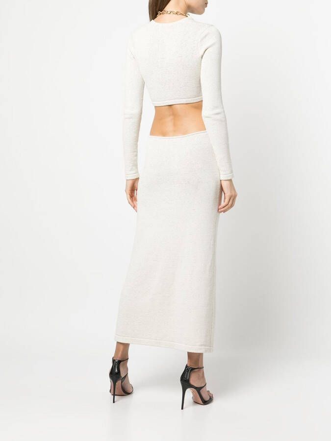 Cult Gaia Jurk met uitgesneden detail Beige
