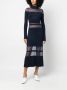 Cult Gaia Maxi-jurk met hoge hals Blauw - Thumbnail 2