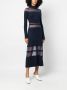 Cult Gaia Maxi-jurk met hoge hals Blauw - Thumbnail 3