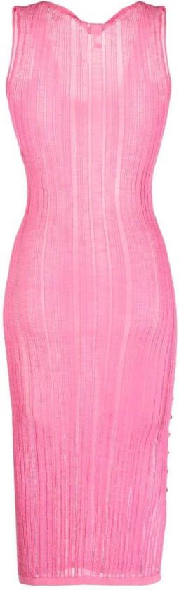Cult Gaia Mouwloze jurk Roze