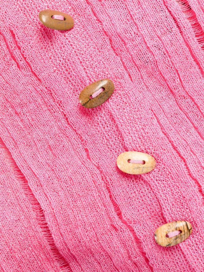 Cult Gaia Mouwloze jurk Roze