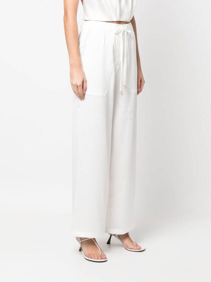 Cult Gaia Broek met trekkoord Wit