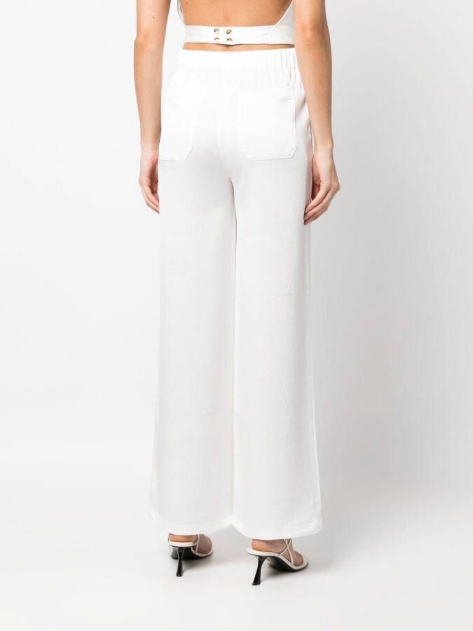 Cult Gaia Broek met trekkoord Wit