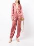 Cult Gaia Satijnen blouse Roze - Thumbnail 2