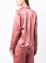 Cult Gaia Satijnen blouse Roze - Thumbnail 4
