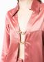 Cult Gaia Satijnen blouse Roze - Thumbnail 5