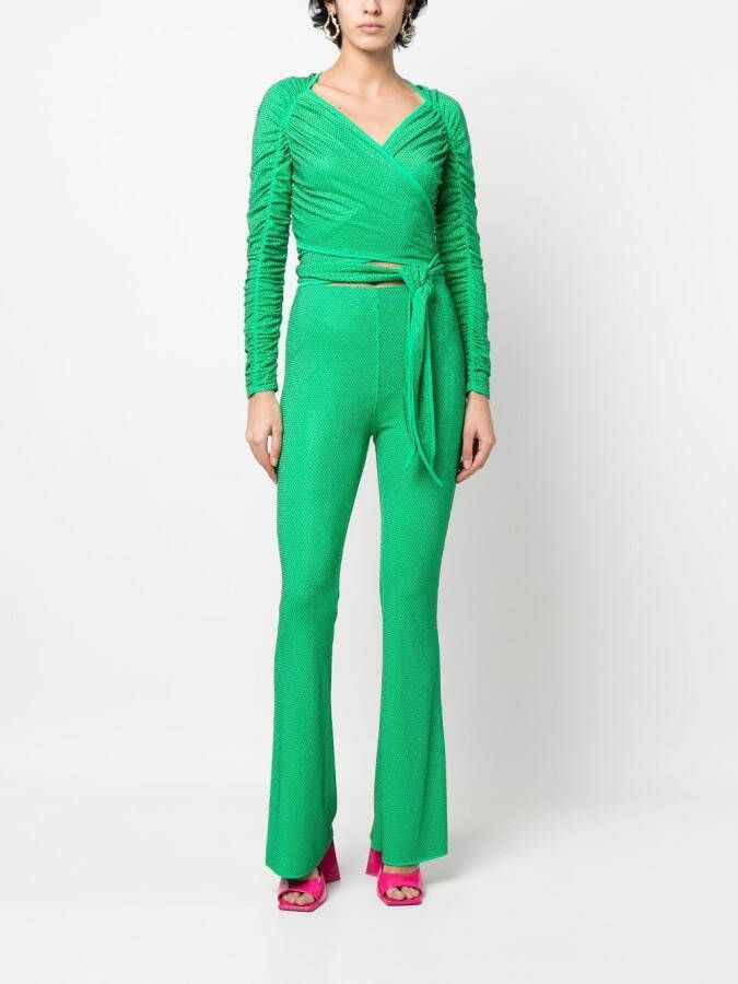 Cult Gaia Top verfraaid met paisley Groen