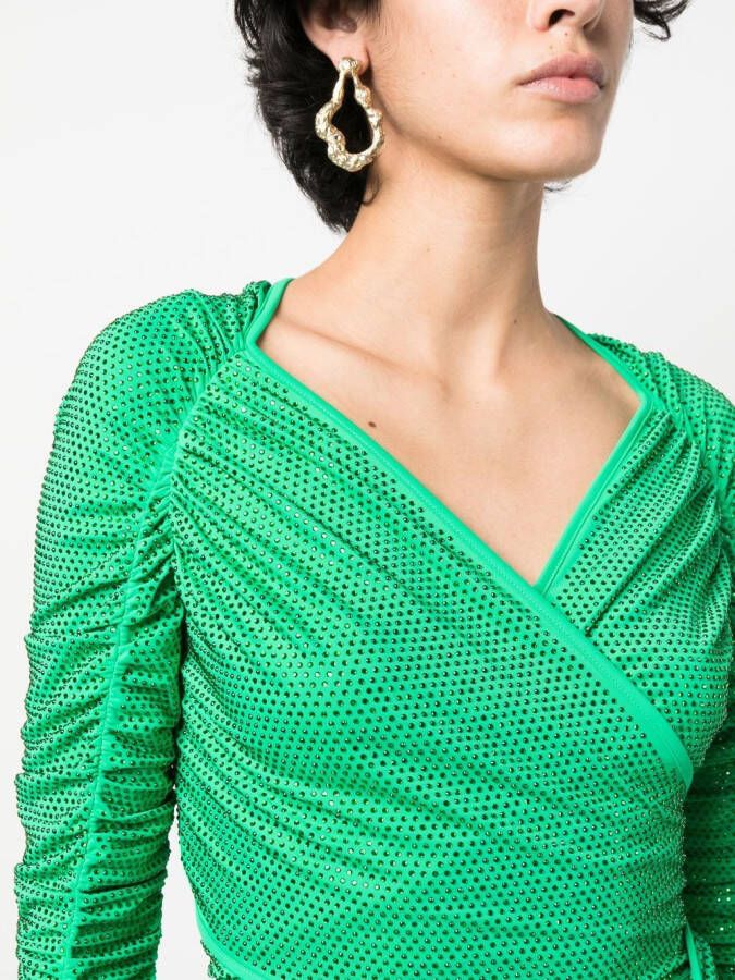 Cult Gaia Top verfraaid met paisley Groen
