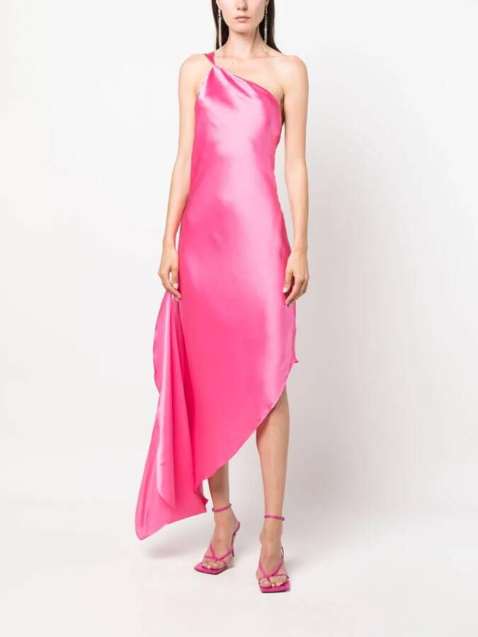 Cult Gaia Asymmetrische jurk Roze