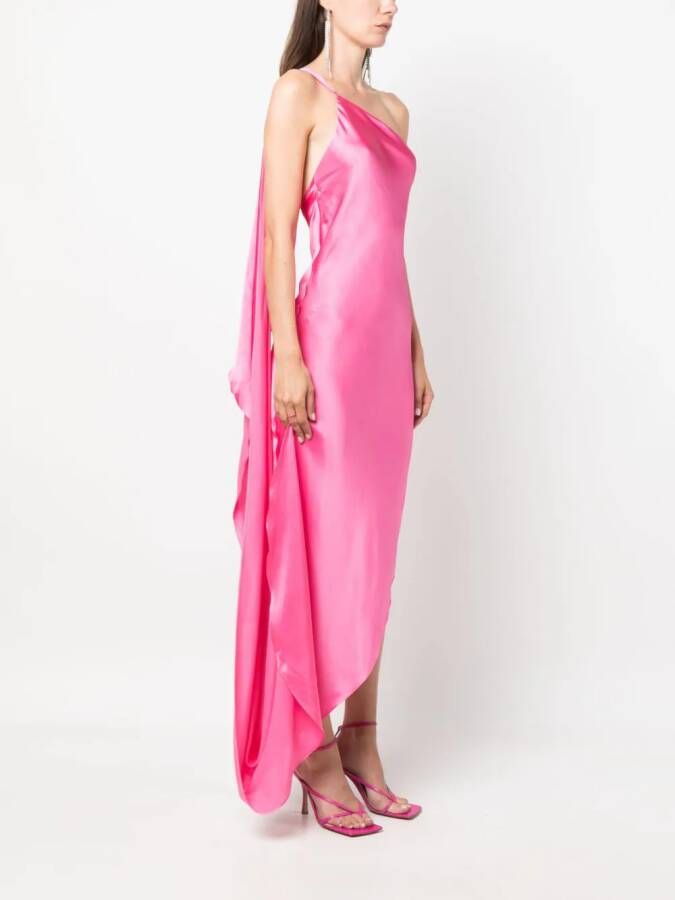 Cult Gaia Asymmetrische jurk Roze