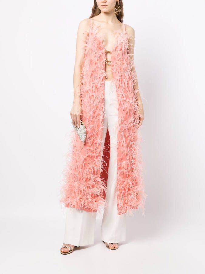 Cult Gaia Tuniek met open voorkant Roze