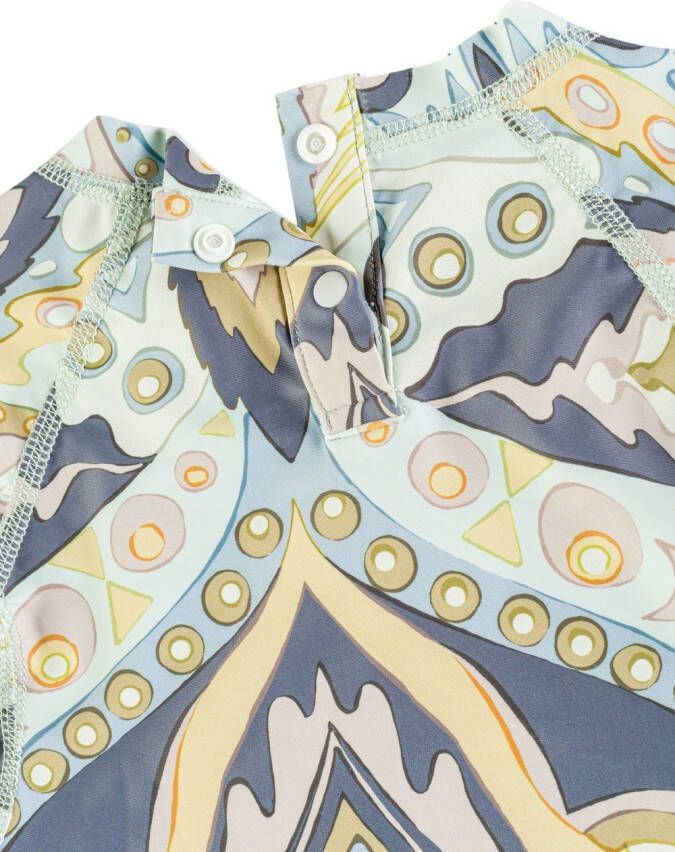Cult Gaia Zwembroek met grafische print Wit