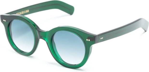 Cutler & Gross 1390 zonnebril met rond montuur Groen