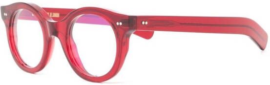 Cutler & Gross Bril met rond montuur Rood