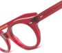 Cutler & Gross Bril met rond montuur Rood - Thumbnail 3