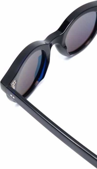 Cutler & Gross 1390 zonnebril met rond montuur Zwart