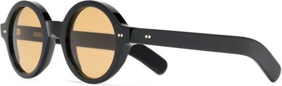 Cutler & Gross 1396 zonnebril met rond montuur Zwart