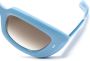 Cutler & Gross 9797 zonnebril met cat-eye montuur Blauw - Thumbnail 3