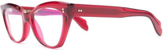 Cutler & Gross Bril met cat-eye montuur Rood