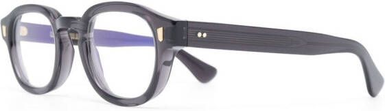 Cutler & Gross Bril met rond montuur Grijs