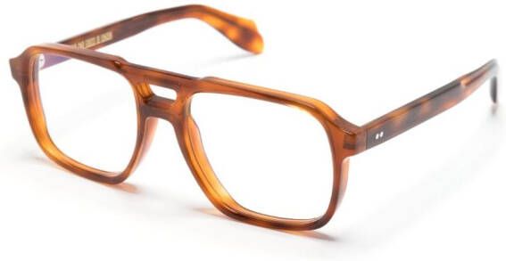 Cutler & Gross Bril met schildpadschild design Bruin