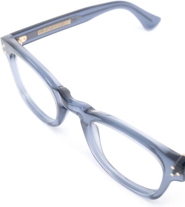 Cutler & Gross Bril met vierkant montuur Blauw