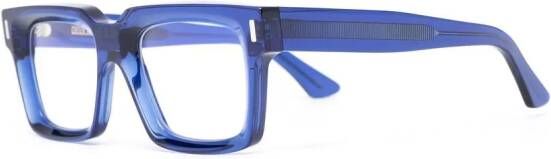 Cutler & Gross Bril met vierkant montuur Blauw