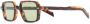 Cutler & Gross Zonnebril met vierkant montuur Bruin - Thumbnail 2