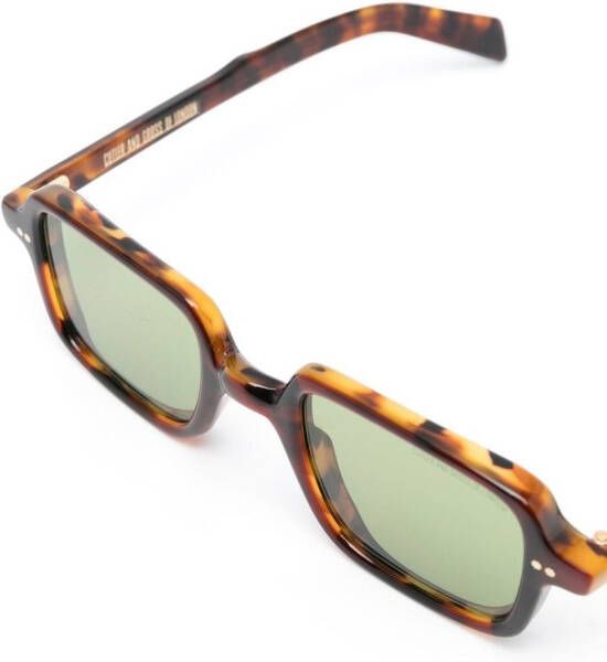 Cutler & Gross Zonnebril met vierkant montuur Bruin