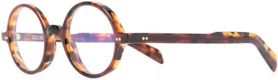 Cutler & Gross Bril met schildpadschild design Bruin