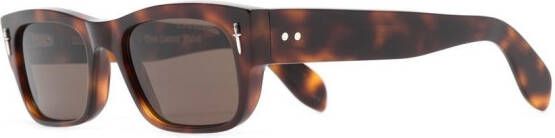 Cutler & Gross x The Great Frog zonnebril met schildpadschild design Bruin