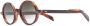 Cutler & Gross Zonnebril met rond montuur Bruin - Thumbnail 2