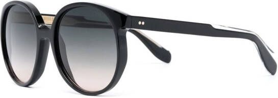 Cutler & Gross Zonnebril met rond montuur Zwart