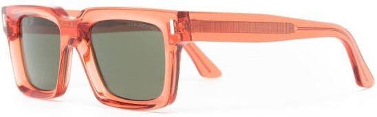 Cutler & Gross Zonnebril met vierkant montuur Oranje