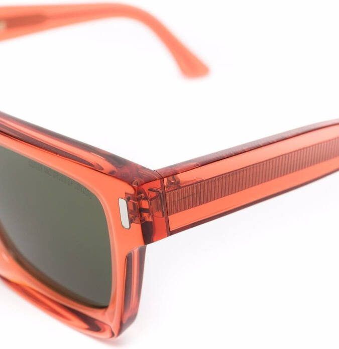 Cutler & Gross Zonnebril met vierkant montuur Oranje