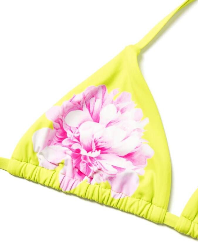 Cynthia Rowley Bikinitop met bloemenprint Groen