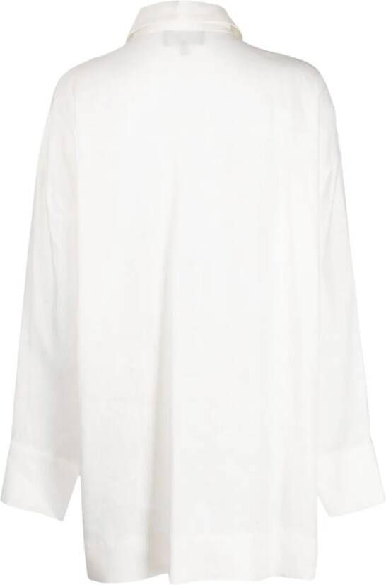 Cynthia Rowley Blousejurk met geborduurde bloemen Wit